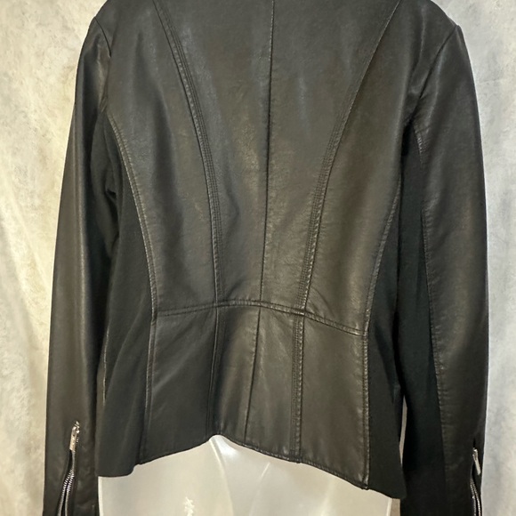 Kenneth Cole Faux Leather Jacket, Size Large - Picture 5 of 10